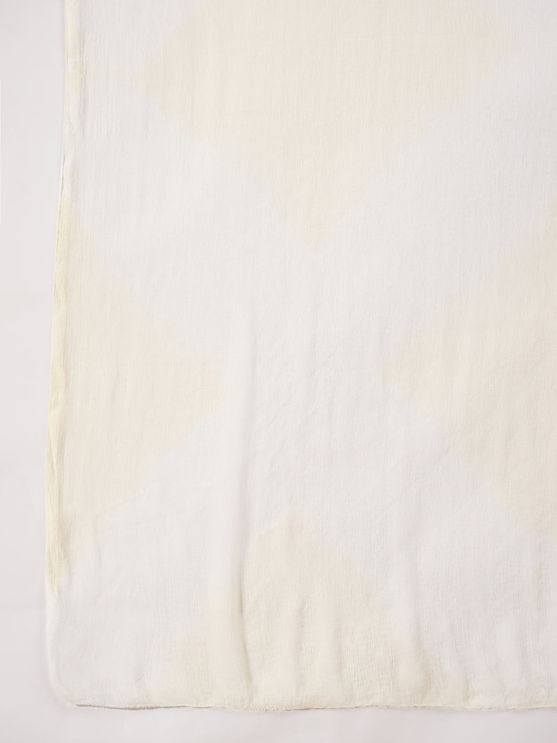 Stylum Women's Cream Solid & Embroidered Rayon Straight Kurta Pant Dupatta Set (KPDCREAMGONNY)