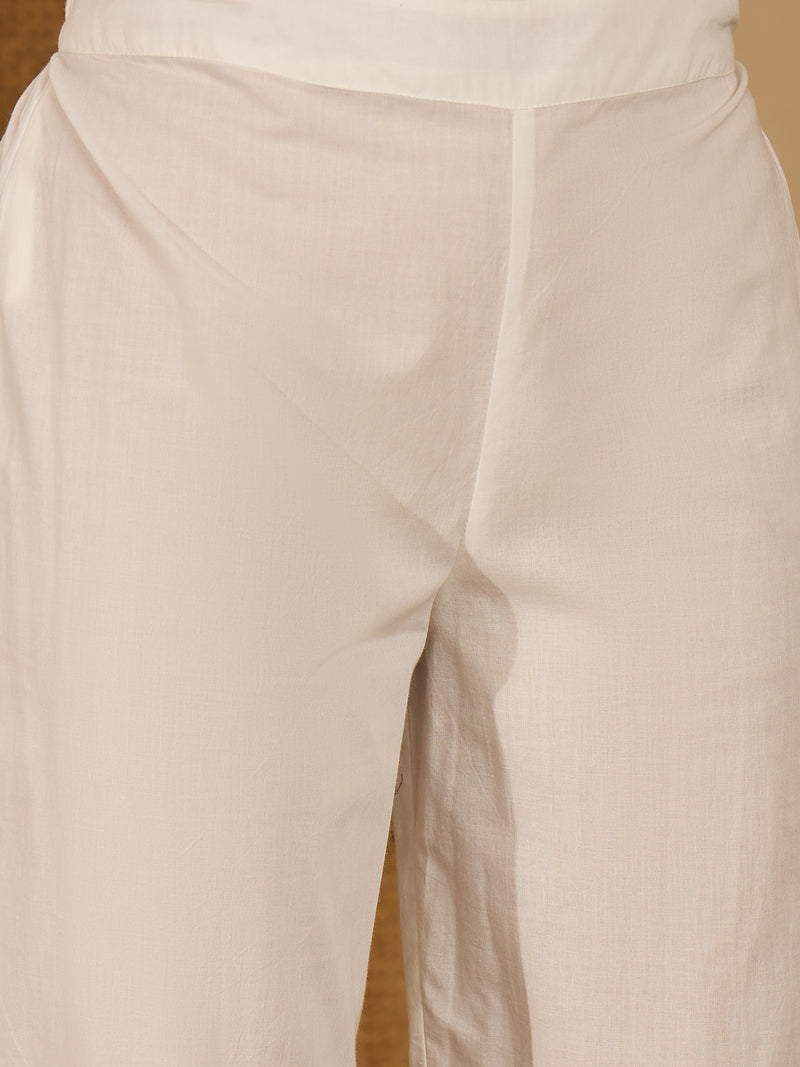 Stylum Women's Green Ikat Printed Cotton Straight Kurta Palazzo Dupatta Set (KPDGREENSODA)