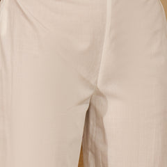 Stylum Women's Green Ikat Printed Cotton Straight Kurta Palazzo Dupatta Set (KPDGREENSODA)