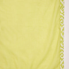 Stylum Women's Green Ikat Printed Cotton Straight Kurta Palazzo Dupatta Set (KPDGREENSODA)