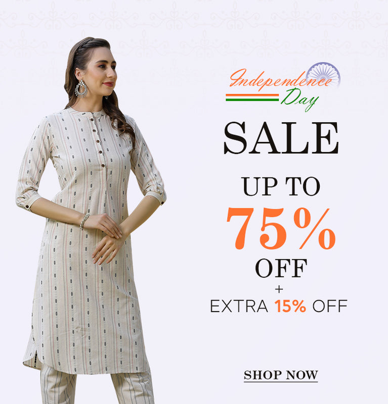 Buy JAIPUR HAND BLOCK Pure Cotton White Color Kurti for Women/Independence  Day & Republic Day Kurti (X-Small) at Amazon.in