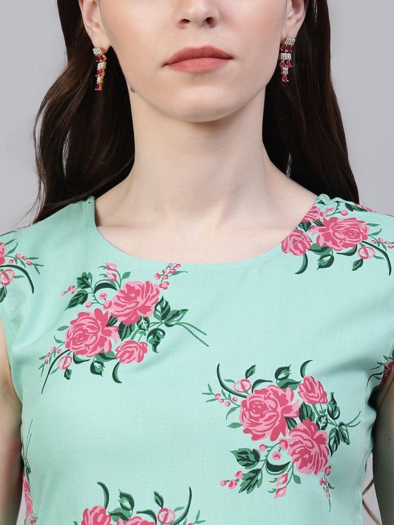 Stylum Women's Printed Rayon Straight Kurta Pant Dupatta Set (01umkpdset)