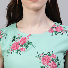 Stylum Women's Printed Rayon Straight Kurta Pant Dupatta Set (01umkpdset)