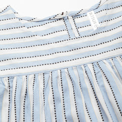 Striped Cotton Blend Top and Pant Set