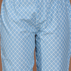 Cotton Straight Kurta Pant Dupatta Set