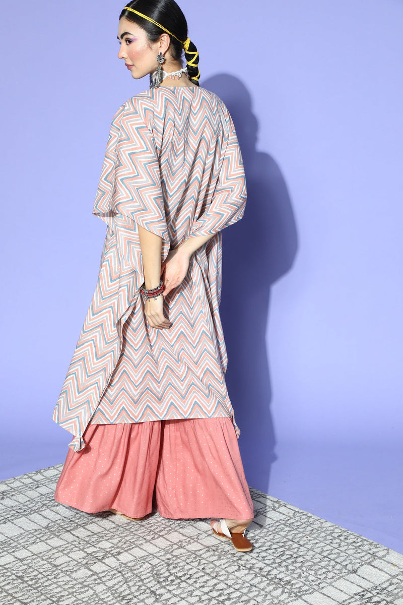Printed Cotton Kaftan Kurta