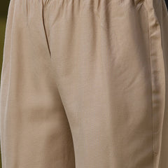 Stylum Women's Beige Floral Print Rayon Kurta, Pant and Dupatta Set (KPDBEIGELOTUS)