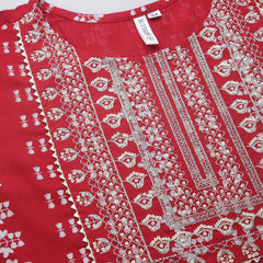 Anarkali Kurta Pant Dupatta Set