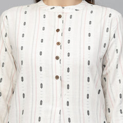 Stylum Women's Woven Design Cotton Blend Kurta Pant Set (KPHARPER)