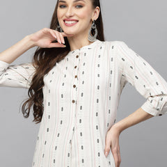 Stylum Women's Woven Design Cotton Blend Kurta Pant Set (KPHARPER)