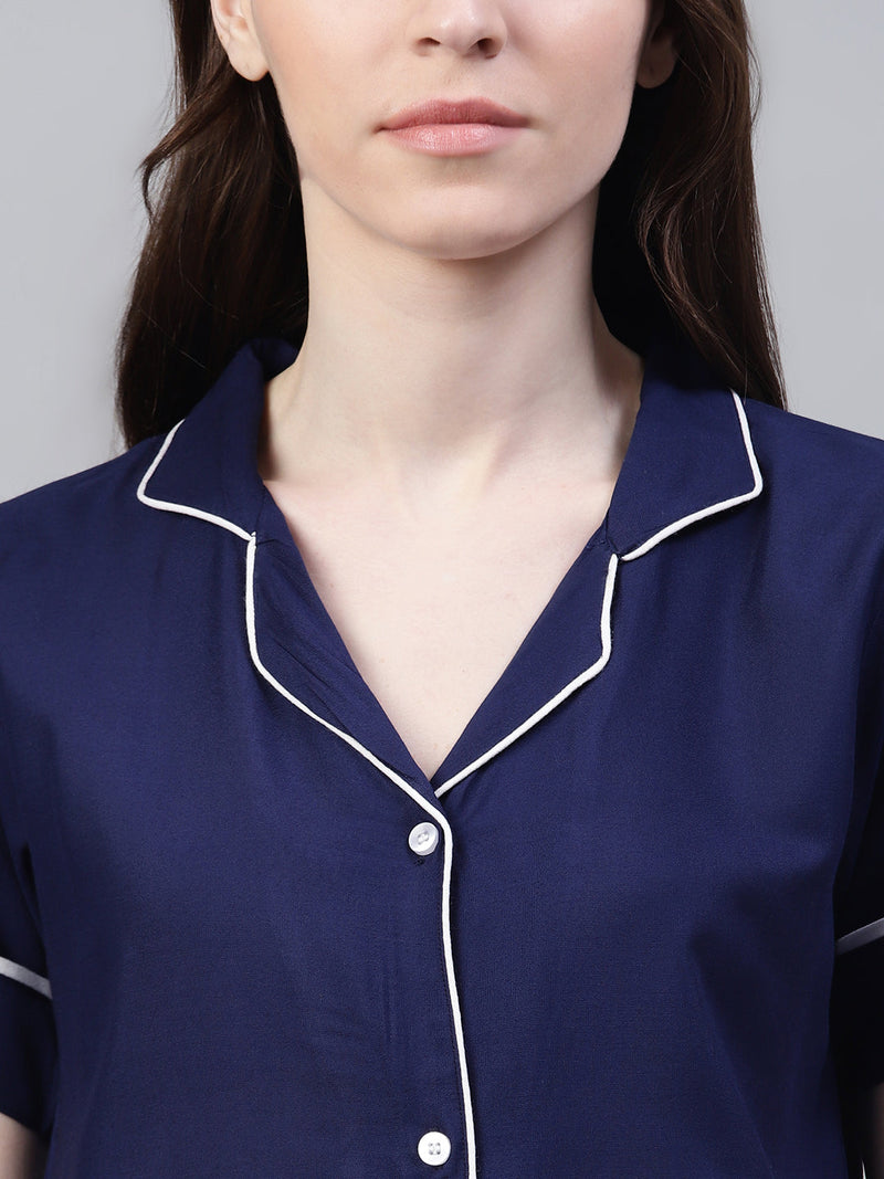 Rayon Plus Size Night Suit Set