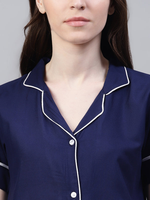 Rayon Plus Size Night Suit Set