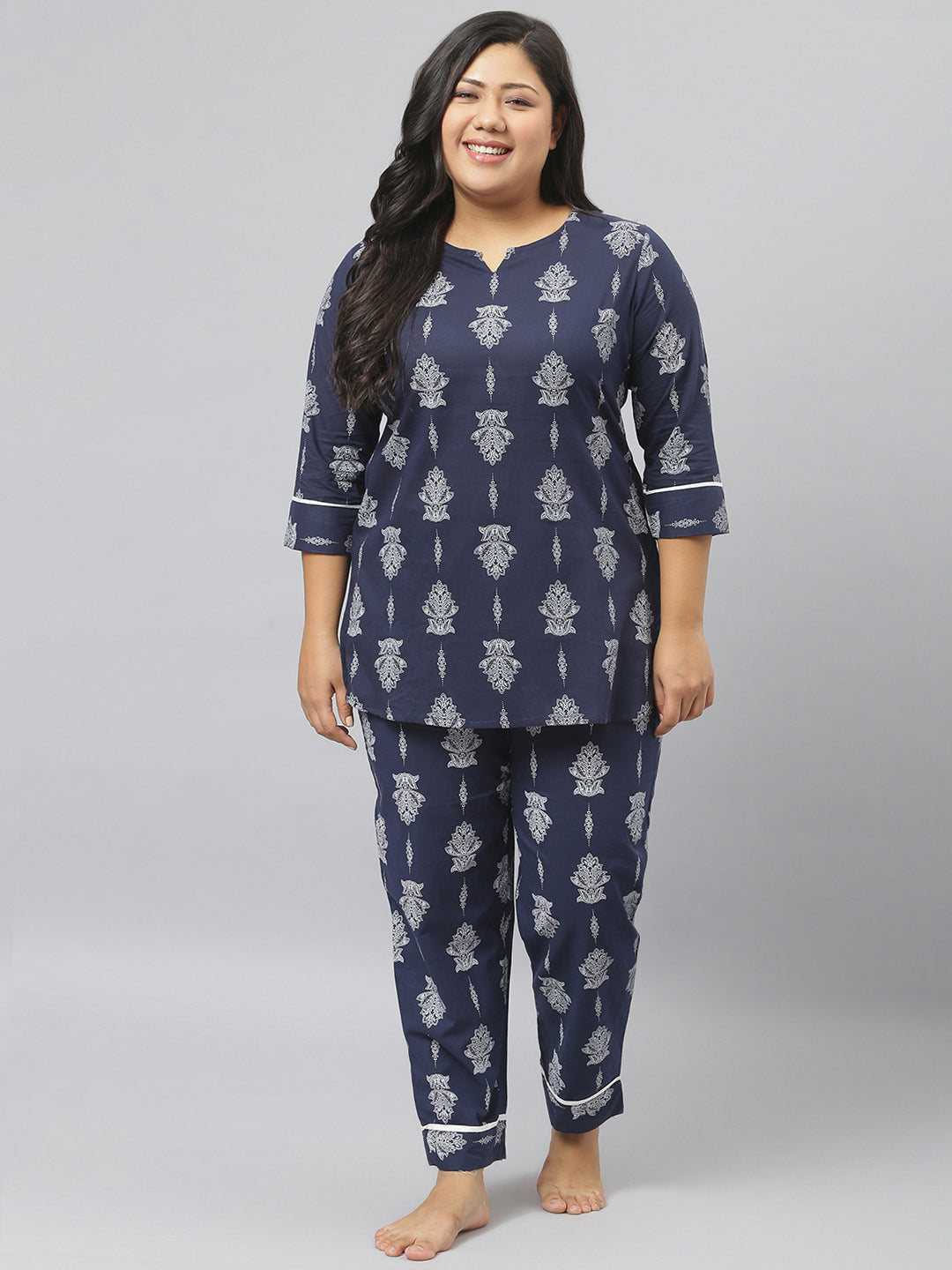 Plus size 2025 night suit