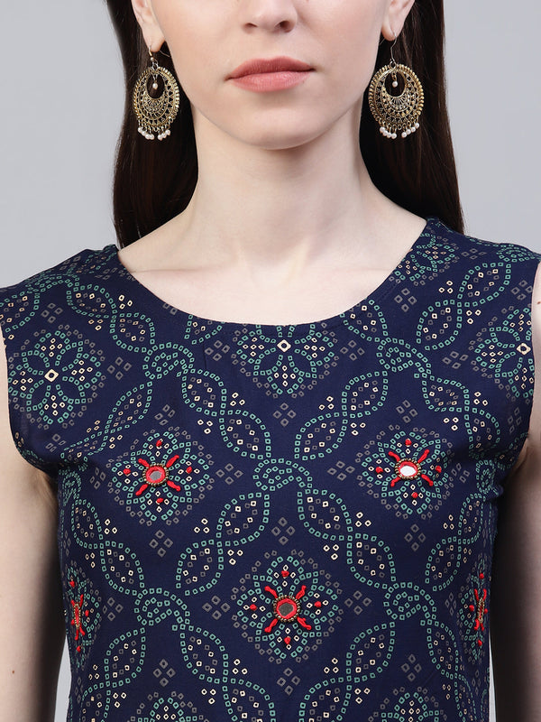 Rayon Flared Kurta Dupatta Set