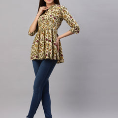 Stylum Women's Floral Printed Cotton Top (TAPRI)