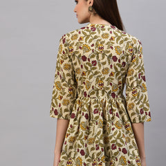 Stylum Women's Floral Printed Cotton Top (TAPRI)