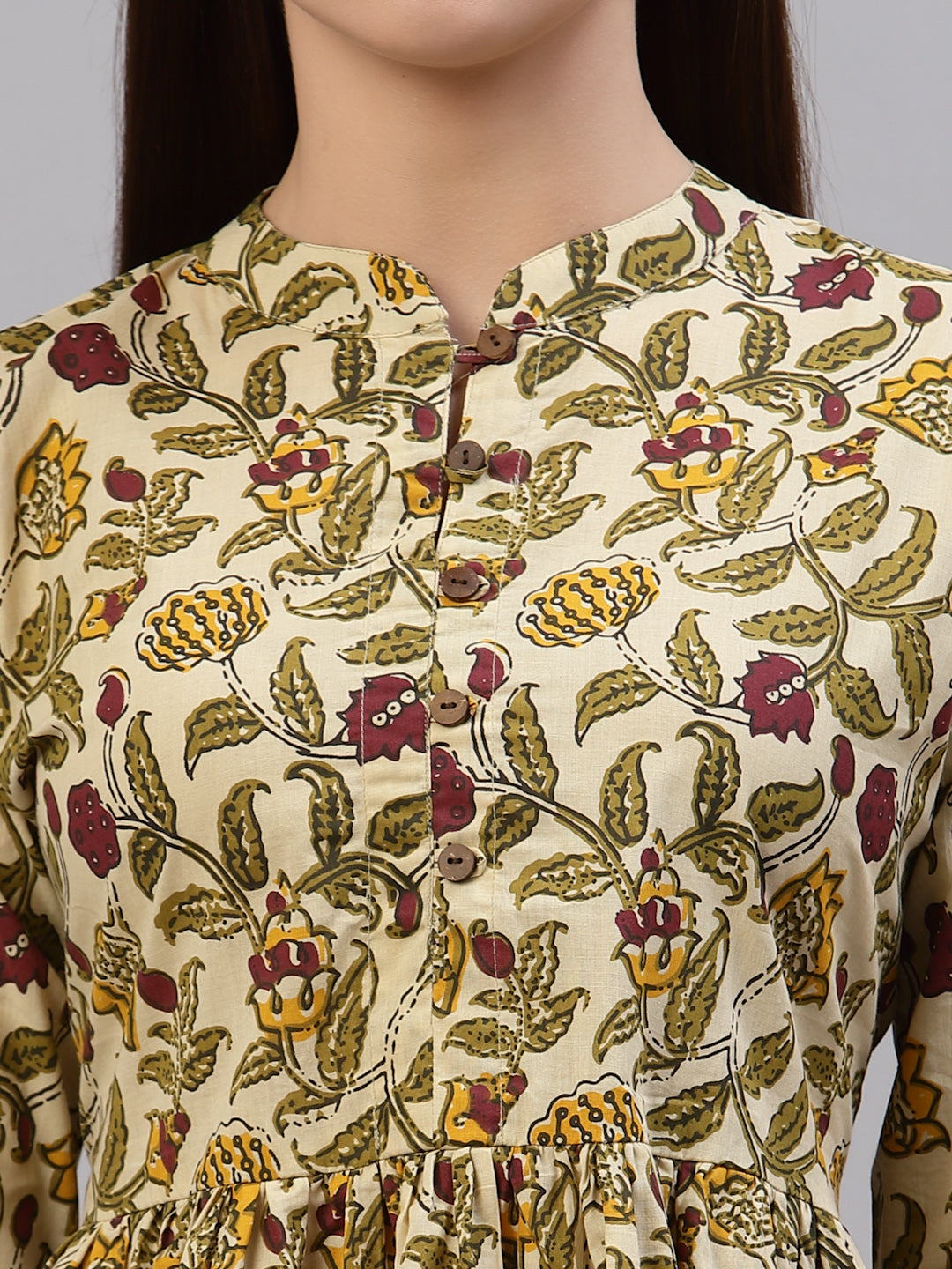 Floral Printed Cotton Top