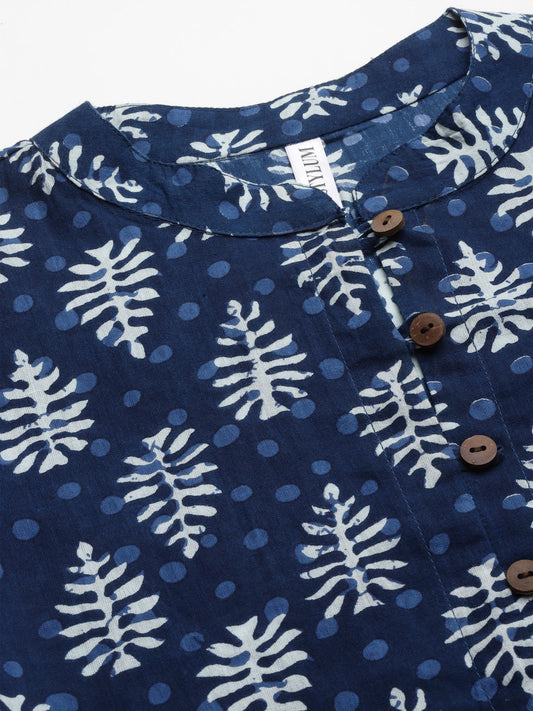 Stylum Women's Printed Cotton Top (ZUCCIBLUE)